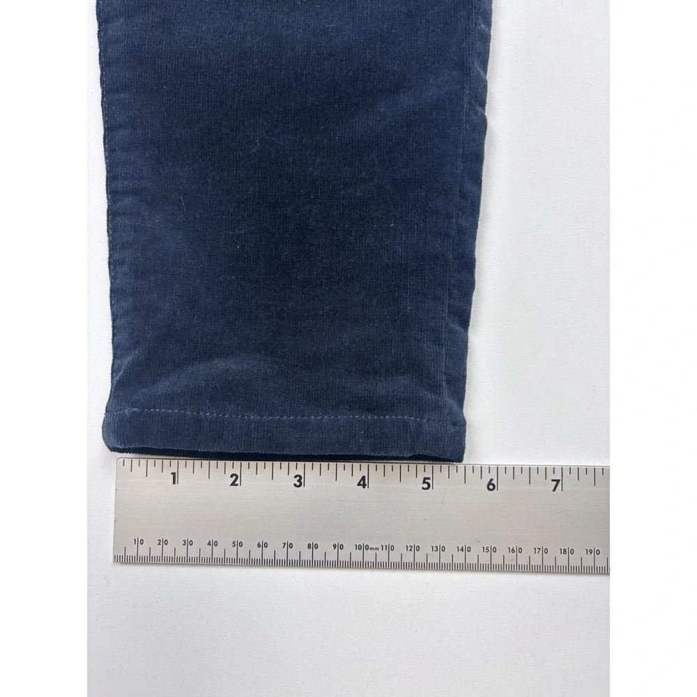 Cabi size 6 Navy Blue Stretch Corduroy Skinny Cords Corduroy Pants #4236‎